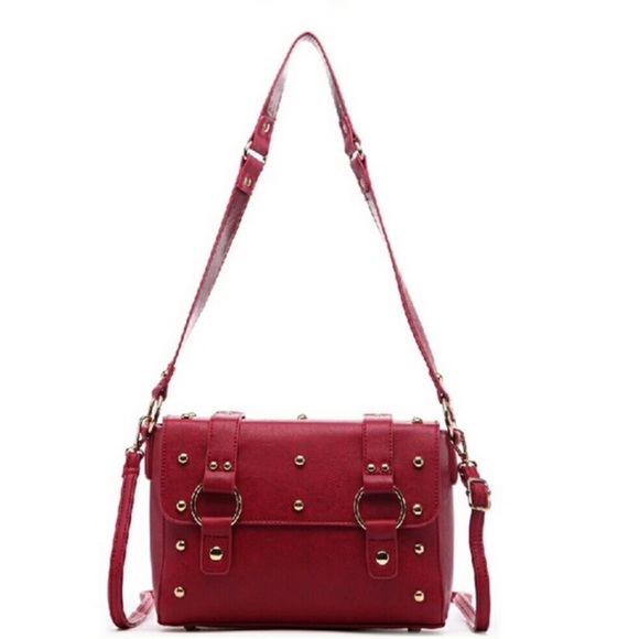 Pink Haley Handbags - NEW! Wine Danica Vintage Inspired Crossbody Bag